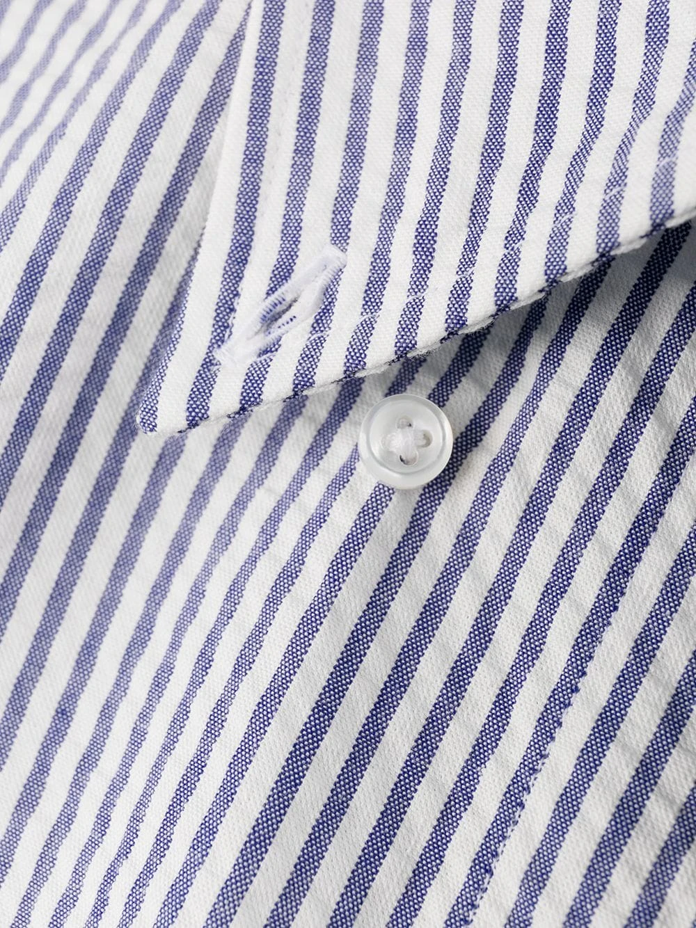 Brand new ✔️ Thom Browne Striped short sleeved seersucker shirt shirts of men ⭐ 7 Thom Browne striped short-sleeved seersucker shirt