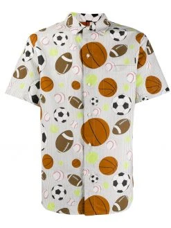 Thom Browne fun-mix balls print short sleeve shirt