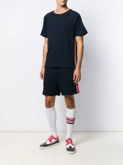 Thom Browne interlock RWB stripe shorts