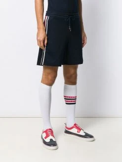 Thom Browne interlock RWB stripe shorts