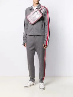 Thom Browne interlock RWB stripe track pants
