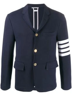 Thom Browne 4-Bar loopback sport blazer