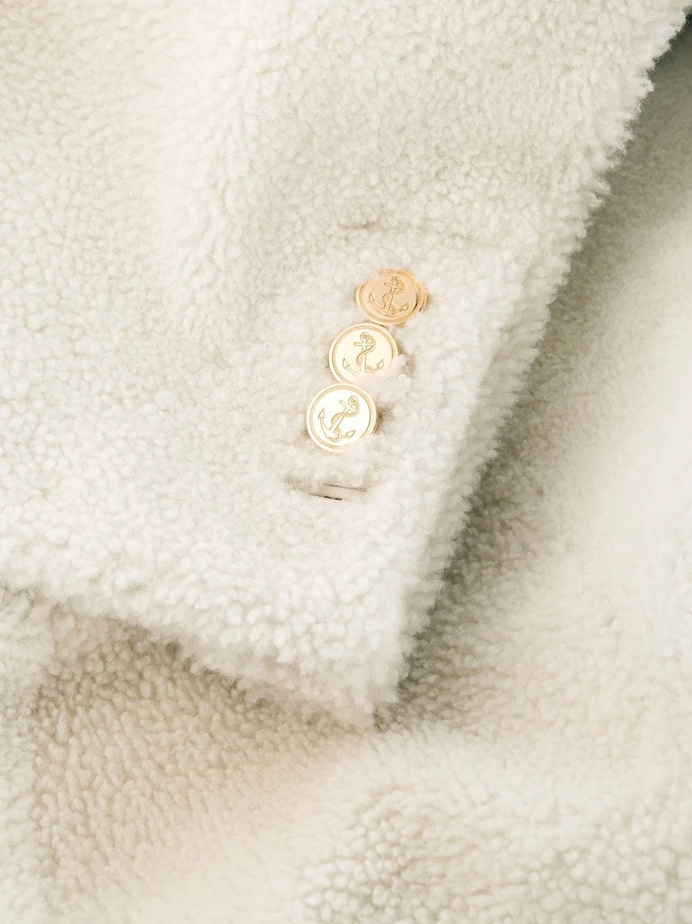 Cheap π Thom Browne 4 Bar shearling sack overcoat single breasted coats of men π 6 Thom Browne 4-Bar shearling sack overcoat