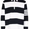 Thom Browne 4-stripe sleeve polo shirt