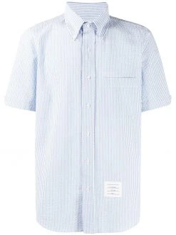 Thom Browne striped seersucker shirt