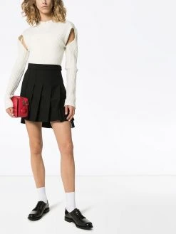 Thom Browne pleated step-hem mini skirt
