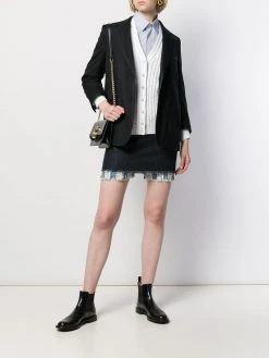 Thom Browne layered mini skirt