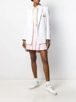 Thom Browne seersucker pleated miniskirt