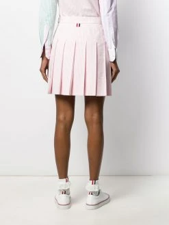 Thom Browne seersucker pleated miniskirt
