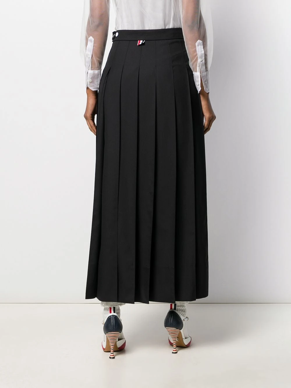 Brand new π Thom Browne Super 120s plain weave pleated skirt pleated skirts of women β 4 Thom Browne super 120s plain weave pleated skirt