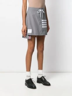 Coupon ✔️ Thom Browne Flyweight tech pleated 4 Bar miniskirt pleated skirts of women ✨ 9 Thom Browne flyweight tech pleated 4-Bar miniskirt