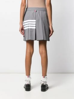 Coupon ✔️ Thom Browne Flyweight tech pleated 4 Bar miniskirt pleated skirts of women ✨ 10 Thom Browne flyweight tech pleated 4-Bar miniskirt