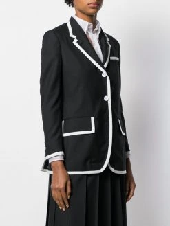 Thom Browne Super 120s plain weave jacket