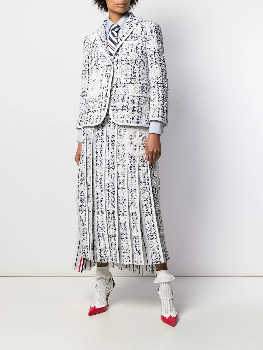 Cheapest β€οΈ Thom Browne Pleat back Oxford shirt shirts of women π 2 Thom Browne pleat back Oxford shirt