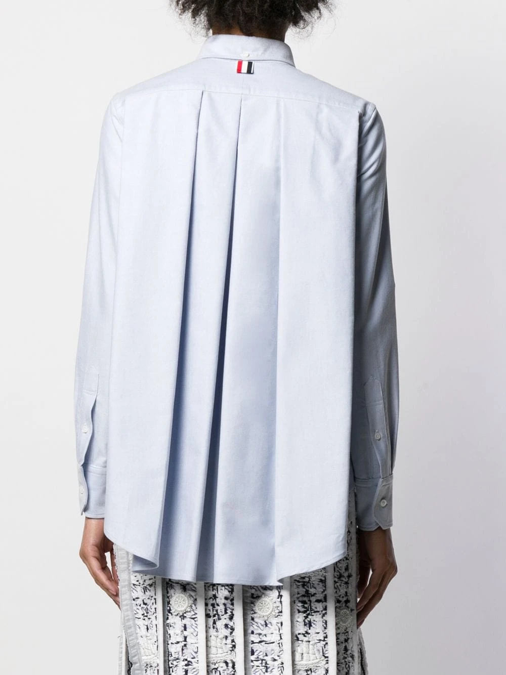 Cheapest β€οΈ Thom Browne Pleat back Oxford shirt shirts of women π 4 Thom Browne pleat back Oxford shirt