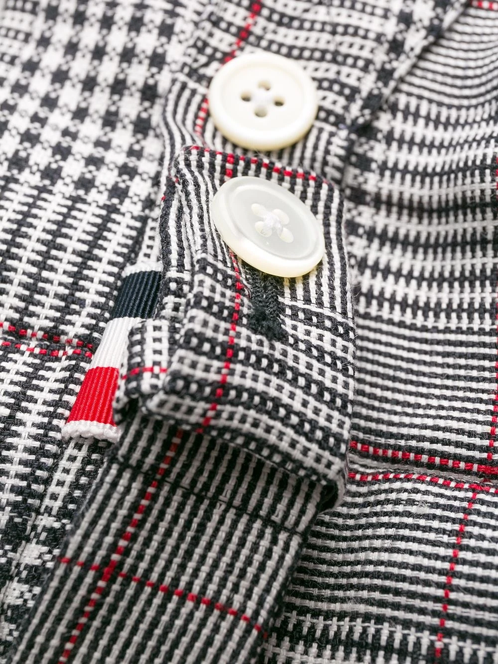 New ❤️ Thom Browne Check print cropped trousers cropped pants of women ✨ 6 Thom Browne check print cropped trousers