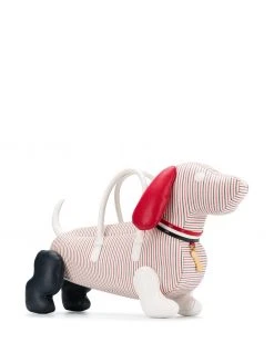 Thom Browne Hector Jr. seersucker-print bag