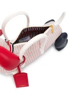 Thom Browne Hector Jr. seersucker-print bag