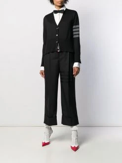 Thom Browne 4-Bar high-waisted trousers