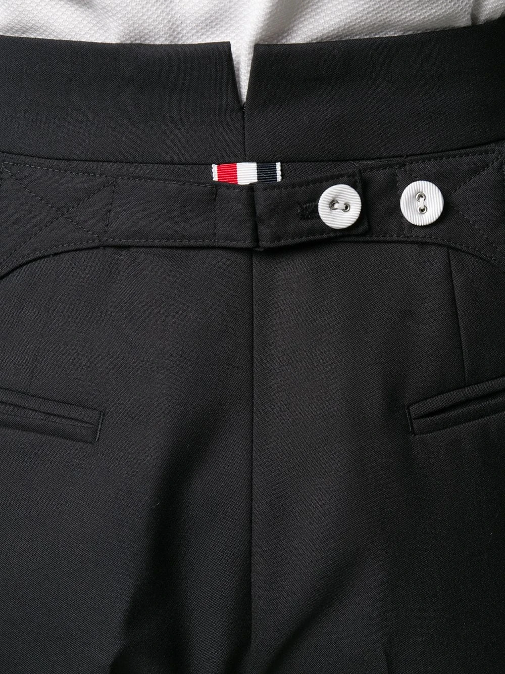 Discount π Thom Browne 4 Bar high waisted trousers cropped pants of women π 5 Thom Browne 4-Bar high-waisted trousers