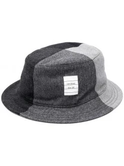 Thom Browne super 120s flannel bucket hat