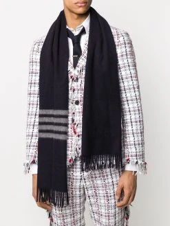 Thom Browne cashmere 4-Bar scarf