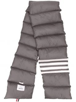 Thom Browne down-filled 4-Bar scarf