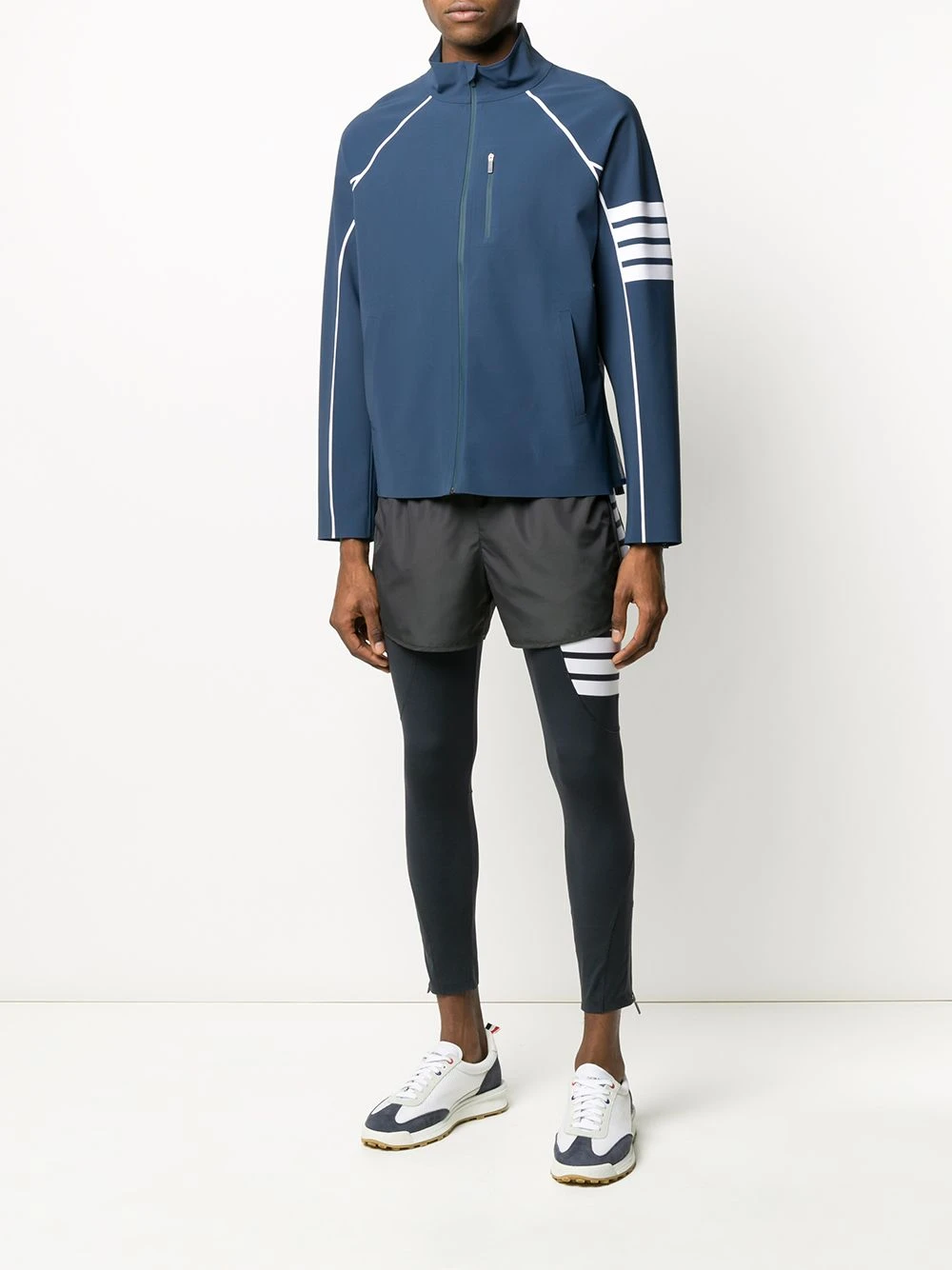 Coupon π Thom Browne Lightweight compression tech 4 Bar tights leggings of men β€οΈ 2 Thom Browne lightweight compression tech 4-Bar tights