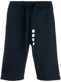 Thom Browne side vent 4-Bar track shorts