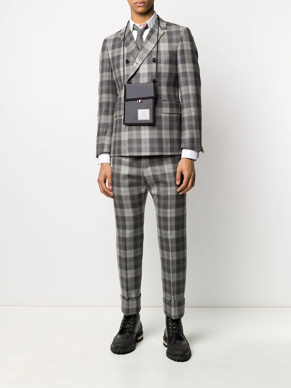 Flash Sale π Thom Browne Ripstop touch strap neck pouch shoulder bags of men π 2 Thom Browne ripstop touch-strap neck pouch