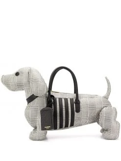 Thom Browne Prince of Wales 4-Bar Hector bag