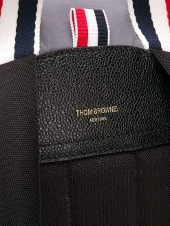 Thom Browne 4-Bar tricolour webbing ripstop backpack