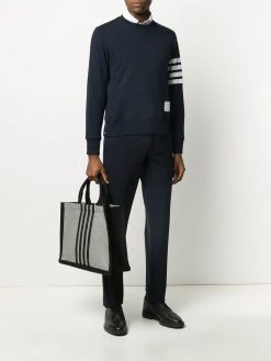 Thom Browne Prince of Wales print tote
