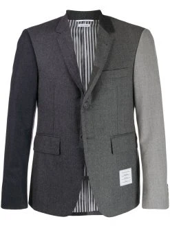 Thom Browne Fun-Mix super 120s flannel sport coat