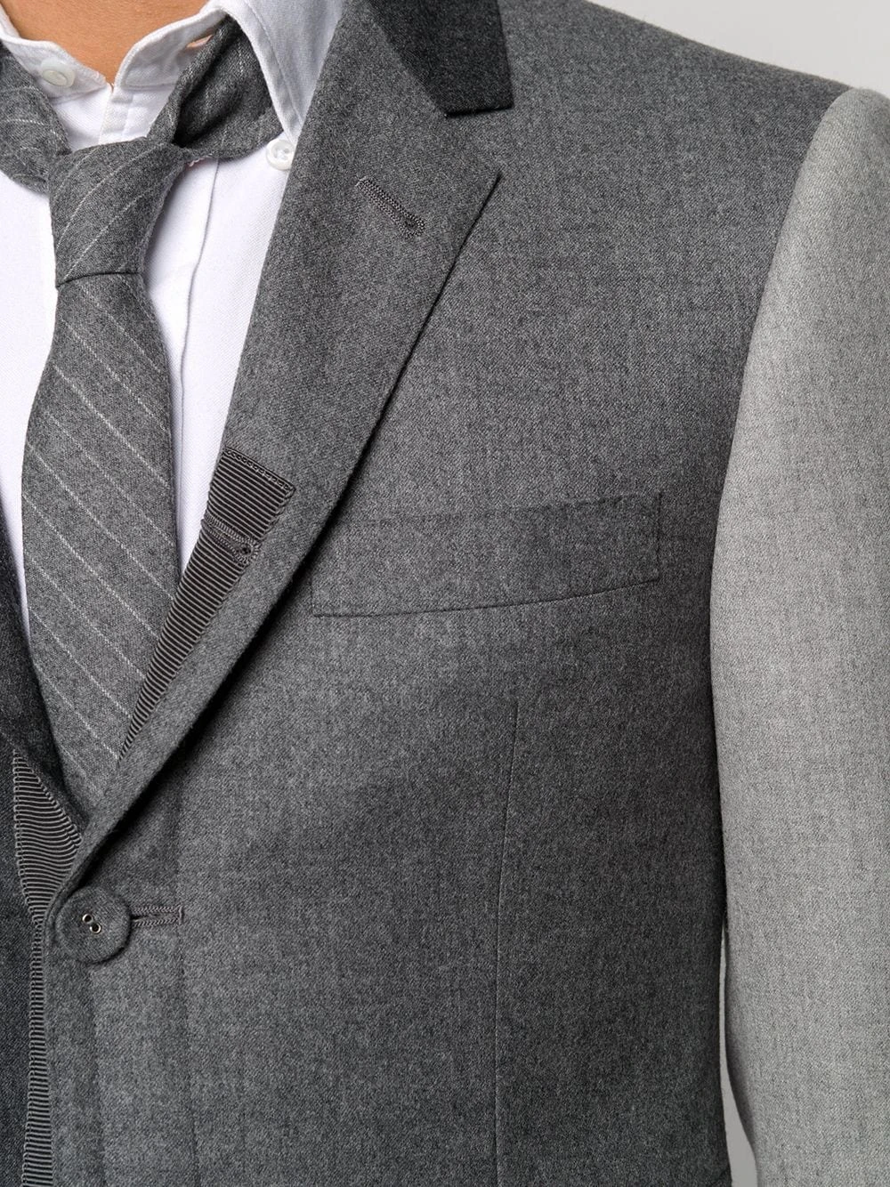 Wholesale ❤️ Thom Browne Fun Mix super 120s flannel sport coat blazers of men ❤️ 5 Thom Browne Fun-Mix super 120s flannel sport coat