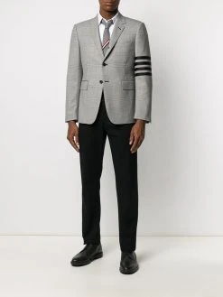 Thom Browne Prince of Wales 4-Bar sport blazer