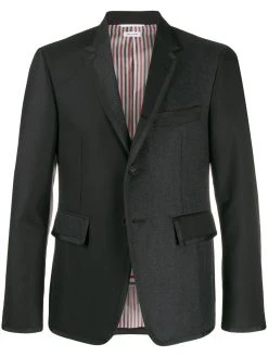 Thom Browne Fun-Mix flannel tipping sport coat