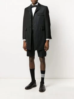 Thom Browne Fun-Mix flannel tipping sport coat