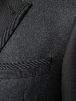 Best Pirce π Thom Browne Fun Mix flannel tipping sport coat blazers of men β€οΈ 9 Thom Browne Fun-Mix flannel tipping sport coat