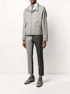 Thom Browne Prince of Wales raglan jacket