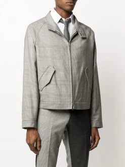 Thom Browne Prince of Wales raglan jacket