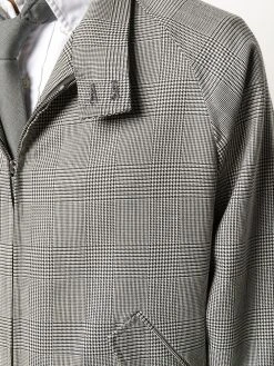 Thom Browne Prince of Wales raglan jacket