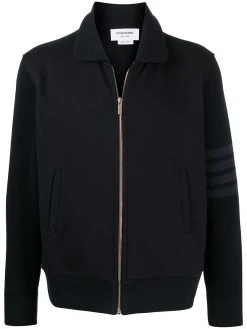 Thom Browne 4-Bar zip-up cardigan