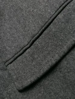 Thom Browne tonal 4-Bar Chesterfield overcoat