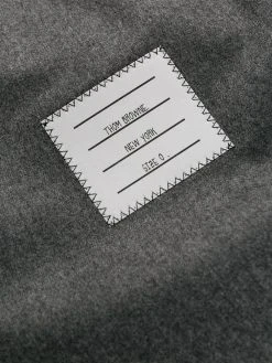 Thom Browne Fun-Mix super 120s Chesterfield overcoat