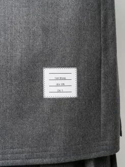 Thom Browne Fun-Mix super 120s Chesterfield overcoat