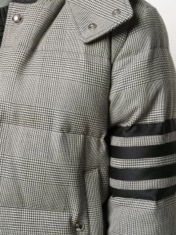 Thom Browne Prince of Wales check padded coat