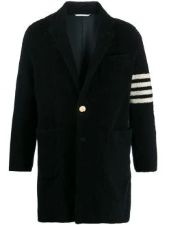 Thom Browne unconstructed sack 4-Bar overcoat