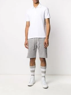 Thom Browne 4-Bar piqué polo shirt
