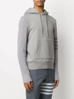 Thom Browne 4-Bar loopback hoodie
